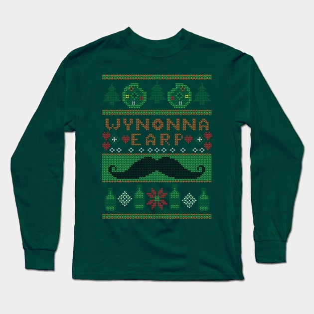 Wynonna Earp Christmas Long Sleeve T-Shirt by LiminalSpaceDesigns